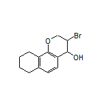 3-Bromo-3,4,7,8,9,10-hexahydro-2H-benzo[h]chromen-4-ol