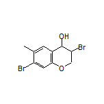 3,7-Dibromo-6-methylchroman-4-ol