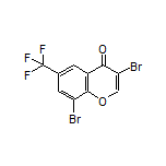 3,8-Dibromo-6-(trifluoromethyl)-4H-chromen-4-one