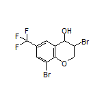 3,8-Dibromo-6-(trifluoromethyl)chroman-4-ol