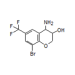 4-Amino-8-bromo-6-(trifluoromethyl)chroman-3-ol