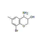 4-Amino-8-bromo-6-methylchroman-3-ol