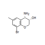 (3S,4S)-4-Amino-8-bromo-6-methylchroman-3-ol