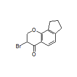 3-Bromo-2,3,8,9-tetrahydrocyclopenta[h]chromen-4(7H)-one