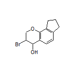 3-Bromo-2,3,4,7,8,9-hexahydrocyclopenta[h]chromen-4-ol