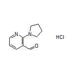 2-(1-Pyrrolidinyl)nicotinaldehyde Hydrochloride