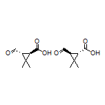 trans-3-Formyl-2,2-dimethylcyclopropanecarboxylic Acid