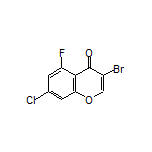 3-Bromo-7-chloro-5-fluoro-4H-chromen-4-one