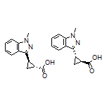 trans-2-(1-Methyl-3-indazolyl)cyclopropanecarboxylic Acid