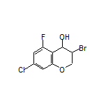 3-Bromo-7-chloro-5-fluorochroman-4-ol