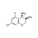 (3R,4R)-4-Amino-7-chloro-5-fluorochroman-3-ol