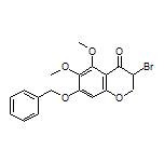 7-(Benzyloxy)-3-bromo-5,6-dimethoxychroman-4-one