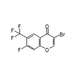 3-Bromo-7-fluoro-6-(trifluoromethyl)-4H-chromen-4-one