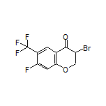 3-Bromo-7-fluoro-6-(trifluoromethyl)chroman-4-one