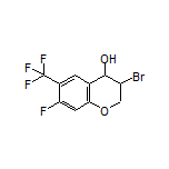 3-Bromo-7-fluoro-6-(trifluoromethyl)chroman-4-ol