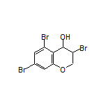 3,5,7-Tribromochroman-4-ol