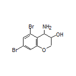 4-Amino-5,7-dibromochroman-3-ol