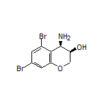 (3R,4R)-4-Amino-5,7-dibromochroman-3-ol