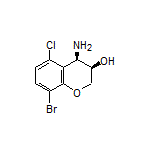 (3R,4R)-4-Amino-8-bromo-5-chlorochroman-3-ol