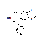 7-Bromo-8-methoxy-1-phenyl-2,3,4,5-tetrahydro-1H-benzo[d]azepine