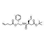 tert-Butyl (S)-3-[[(R)-2-(Pent-4-enoyloxy)-2-phenylethyl]carbamoyl]hex-5-enoate