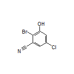 2-Bromo-5-chloro-3-hydroxybenzonitrile