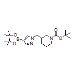 1-[(1-Boc-3-piperidyl)methyl]-1H-pyrazole-4-boronic Acid Pinacol Ester