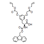 (S)-2-(Fmoc-amino)-3-[3,5-bis[2-(allyloxy)-2-oxoethoxy]phenyl]propanoic Acid