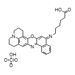 6-[[2,3,6,7-Tetrahydro-1H-benzo[a]quinolizino[1,9-hi]phenoxazin-14(5H)-ylidene]amino]hexanoic Acid Perchlorate