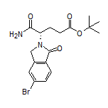 tert-Butyl (S)-5-Amino-4-(5-bromo-1-oxoisoindolin-2-yl)-5-oxopentanoate