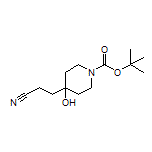 3-(1-Boc-4-hydroxypiperidin-4-yl)propanenitrile