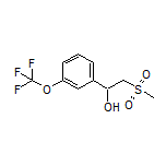 2-(Methylsulfonyl)-1-[3-(trifluoromethoxy)phenyl]ethan-1-ol