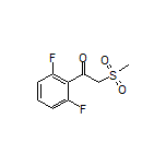 1-(2,6-Difluorophenyl)-2-(methylsulfonyl)ethan-1-one