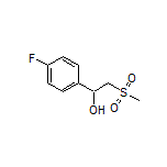 1-(4-Fluorophenyl)-2-(methylsulfonyl)ethan-1-ol