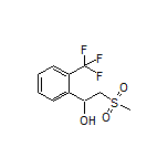 2-(Methylsulfonyl)-1-[2-(trifluoromethyl)phenyl]ethan-1-ol