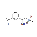 2-(Methylsulfonyl)-1-[3-(trifluoromethyl)phenyl]ethan-1-ol