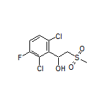 1-(2,6-Dichloro-3-fluorophenyl)-2-(methylsulfonyl)ethan-1-ol