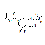 7-Boc-5,5-difluoro-2-(methylsulfonyl)-5,6,7,8-tetrahydropyrido[3,4-d]pyrimidine
