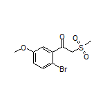 1-(2-Bromo-5-methoxyphenyl)-2-(methylsulfonyl)ethan-1-one