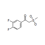 1-(3,4-Difluorophenyl)-2-(methylsulfonyl)ethan-1-one