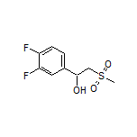 1-(3,4-Difluorophenyl)-2-(methylsulfonyl)ethan-1-ol