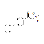 1-([1,1’-Biphenyl]-4-yl)-2-(methylsulfonyl)ethan-1-one