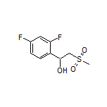 1-(2,4-Difluorophenyl)-2-(methylsulfonyl)ethan-1-ol