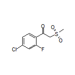 1-(4-Chloro-2-fluorophenyl)-2-(methylsulfonyl)ethan-1-one