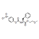 2-Methoxyethyl (S)-2-[[(4-Nitrophenoxy)carbonyl]amino]-3-phenylpropanoate
