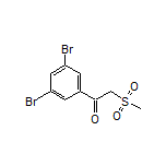 1-(3,5-Dibromophenyl)-2-(methylsulfonyl)ethan-1-one