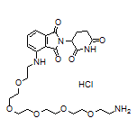 4-[(17-Amino-3,6,9,12,15-pentaoxaheptadecyl)amino]-2-(2,6-dioxo-3-piperidyl)isoindoline-1,3-dione Hydrochloride