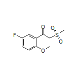 1-(5-Fluoro-2-methoxyphenyl)-2-(methylsulfonyl)ethan-1-one