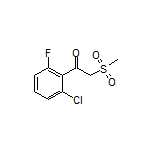 1-(2-Chloro-6-fluorophenyl)-2-(methylsulfonyl)ethan-1-one