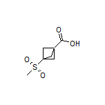 3-(Methylsulfonyl)bicyclo[1.1.1]pentane-1-carboxylic Acid